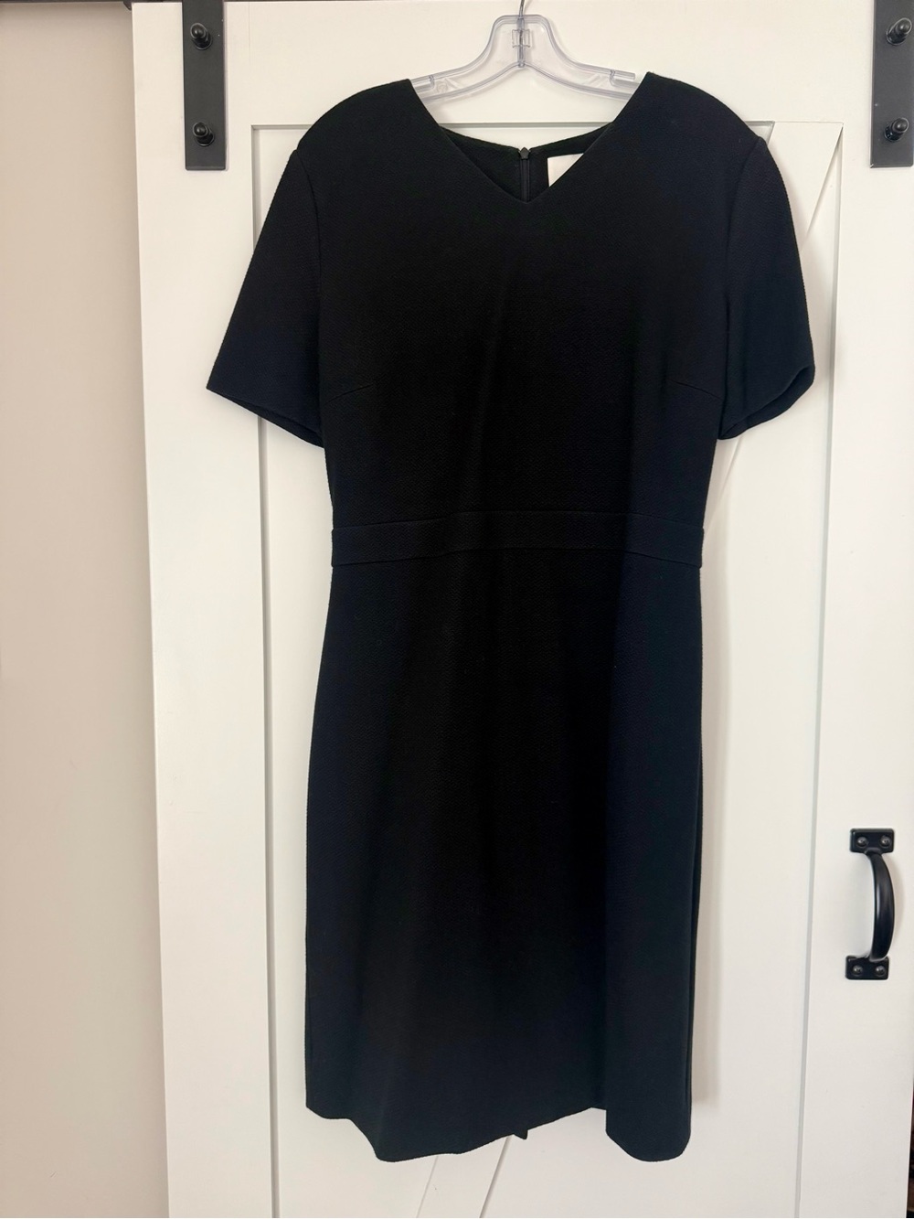Hugo Boss Black Short-Sleeve V-Neck Sheath Dress